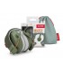 ALPINE Muffy Green - Protection auditive enfants, casque isolant, vert