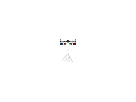 BEAMZ 153.800 - Showbar 2 x PAR, 6 x 6 in, 2 x Derby, Laser