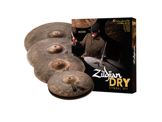 ZILDJIAN ZIKCSP4681 - K Custom Dry Pack, HH14 - CR16 - CR18 - RD20