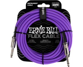 ERNIE BALL 6420 - Jack/jack - 6m violet