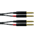 CORDIAL CFU3PC - Câble Jack 2x 2 jacks mono m./m. - 1.5m