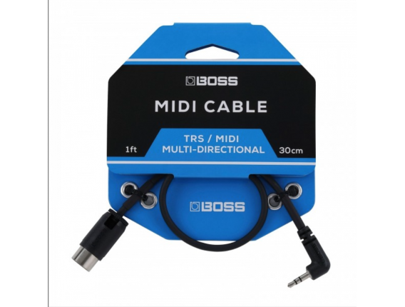 BOSS BMIDI-1-35 - Cable Midi mâle Jack 3,5 TRS, 30cm