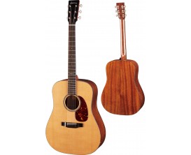 EASTMAN E1D-SPECIAL - Dreadnaught, Sapele massif, Finition Naturel, avec housse