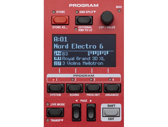 NORD NE6-HP - Electro 6HP, Clavier de scène 73 notes toucher lourd