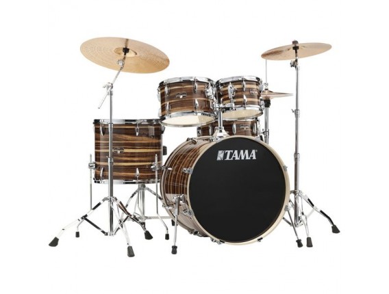 TAMA IP52H6W-CTW - Batterie Acoustique Imperial Star Series 5 Pièces + Hardware + Tabouret, Coffee Teak Wrap