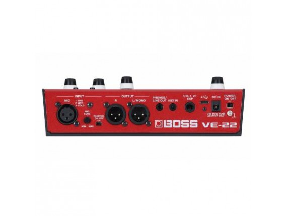 BOSS VE-22 Vocal Processor - Double pédale multi effets pour voix