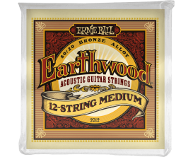 ERNIE BALL 2012 - Jeu de cordes pour guitare Folk 12 cordes Earthwood 11/52, Bronze 80/20