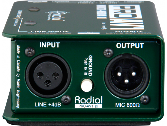 RADIAL PRO AV1 - DI Box passive Audio/Video