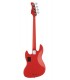 SIRE V3+ 4/RS - Jazz Bass 4 cordes V3 Series, Satin Red