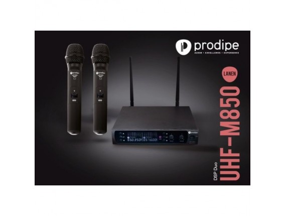 PRODIPE UHF M850 DSP Duo - Dual Wireless Dynamic Microphone Kit
