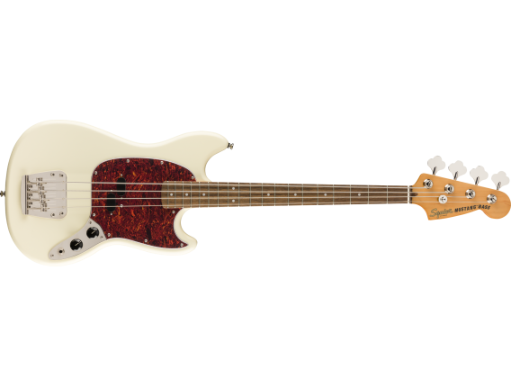 SQUIER 0374570505 - Classic Vibe '60s Mustang Bass, Olympic White