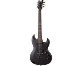 SCHECTER SC3664 - Guitare électrique Demon S-II, Aged Black Satin