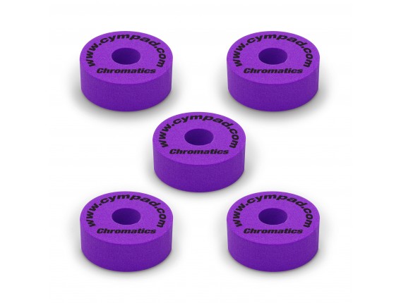 CYMPAD CS15/5-P - Cymbal Chromatics Set , ensemble feutres cymbales 40 mm, 5 pièces, Violet