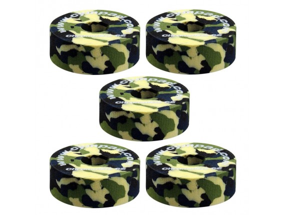CYMPAD CS15/5-CA - Cymbal Chromatics Set , ensemble feutres cymbales 40 mm, 5 pièces, Camouflage
