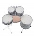 SONOR AQ2 TQZ - Batterie Acoustique 5 pièces, Studio Set, Erable 7 plis, avec hardware - Titanium Quartz