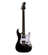 JET GUITARS JS500BLS - Guitare Electrique Type Stratocaster, Canadian Maple Neck, Black Sparkle