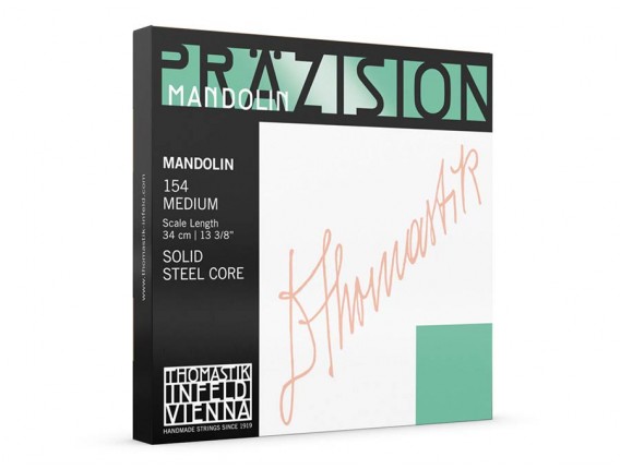 THOMASTIK TH-154 - Cordes pour Mandoline Flatwound Série Präzision
