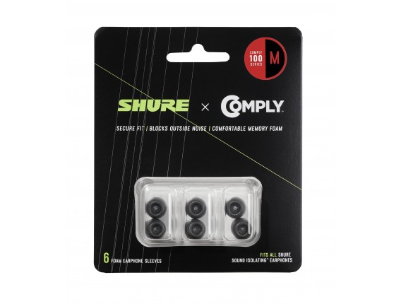 SHURE EACYF1-6M - Pack de six mousses pour écouteurs Shure SE