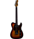 JET GUITARS JT350SBR - Guitare Electrique Type Télécaster, Roasted Maple Neck, Sunburst