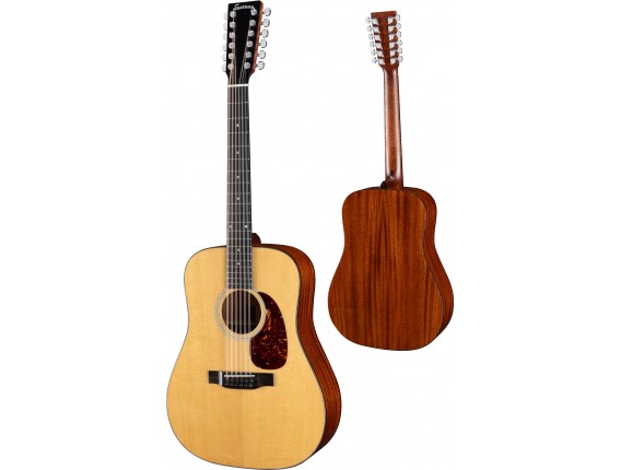 EASTMAN E1D-12-DLX - Guitare électro-acoustique Dradnought, Deluxe Series, avec housse