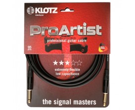 KLOTZ PROK060PP - Câble instrument Jack droit / Jack droit Série Pro Artist 6 mètres, Made in Germany