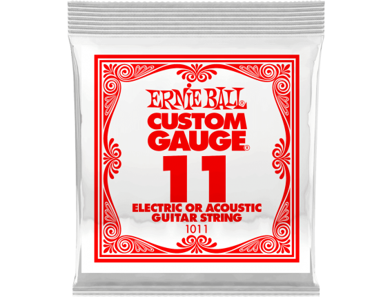 ERNIE BALL CUSTOM GAUGE 1011 - Nickel Steel - corde à l'unité 0.11