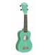 STAGG US-GRASS UKULELE SOPRANO VERT + HOUSSE