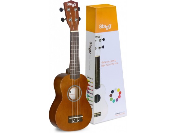 STAGG US-NAT - UKULELE SOPRANO NAT+HOUSSE
