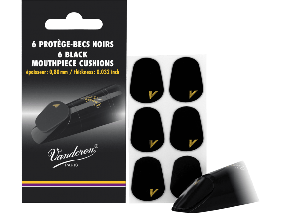 VANDOREN VMCX6+ - Pastille protège bec 0.8 mm - Paquet de 6