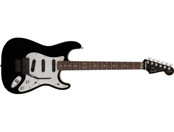 FENDER 0140350706 - Tom Morello Stratocaster, Rosewood Fingerboard, Black + Hardcase