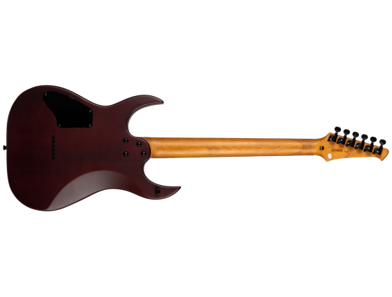 SPIRA S400MWR - Guitare électrique type métal, Satin Wine Red