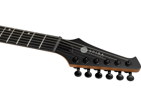 SPIRA S400MWR - Guitare électrique type métal, Satin Wine Red