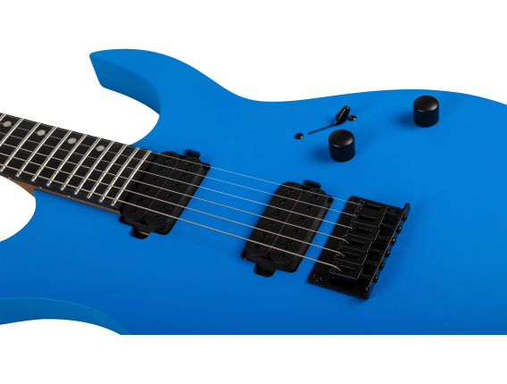 SPIRA S400MBL - Guitare électrique type métal, Satin Blue