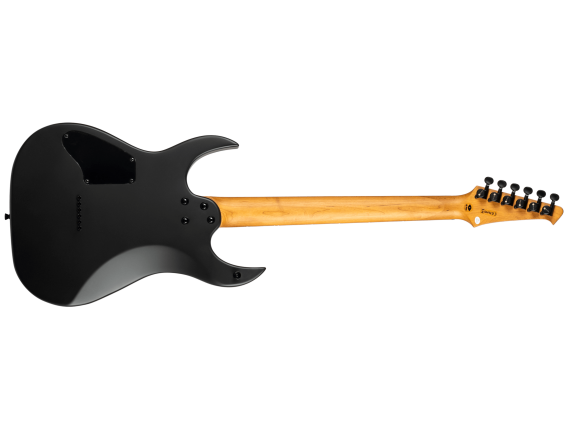 SPIRA S400MBK - Guitare électrique type métal, Noir Satin