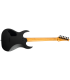 SPIRA S400MBK - Guitare électrique type métal, Noir Satin