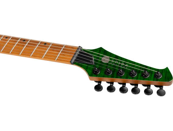 SPIRA S450TGR - Guitare électrique type métal, Trans Green