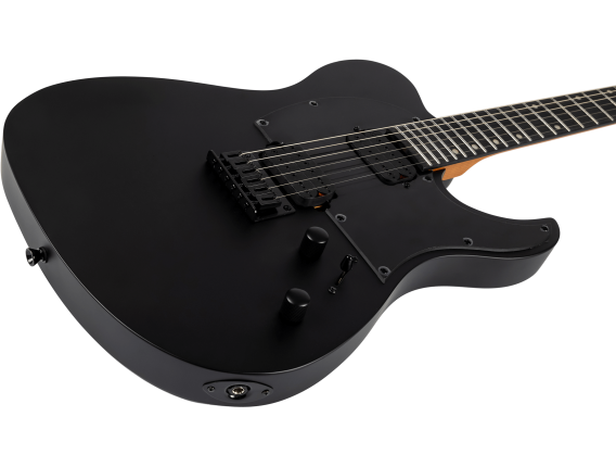 SPIRA T400MBK - Guitare électrique type métal, Noir