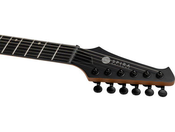 SPIRA T400MBK - Guitare électrique type métal, Noir