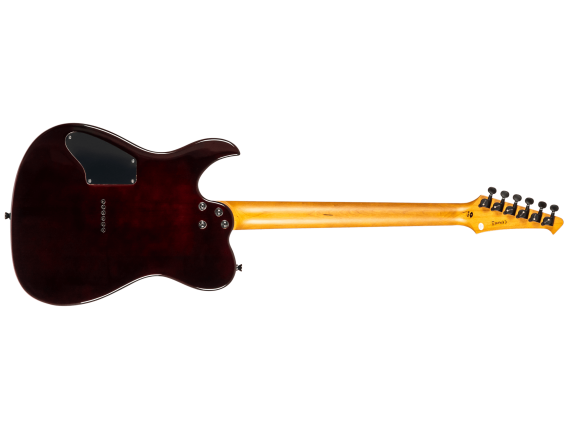 SPIRA T450TDB - Guitare électrique type métal, Transparent Blue