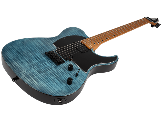 SPIRA T450TDB - Guitare électrique type métal, Transparent Blue