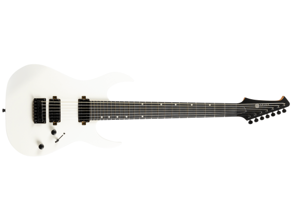 SPIRA S407MWH - Guitare électrique 7 cordes type métal, White