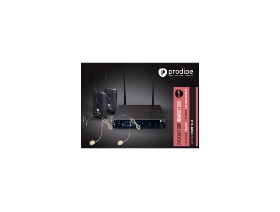 PRODIPE UHF B210 DSP DUO - Dual Wireless Headset Microphone