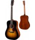 EASTMAN E2D-DLX-SB - Guitare électro-acoustique Dreadnought, Sunburst, avec housse