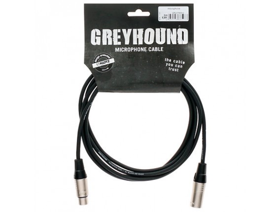 KLOTZ GRG1FM10.0 - Câble Microphone XLR / XLR Série Greyhound 10 mètres