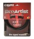 KLOTZ PROK060PR - Câble instrument Jack droit / Jack coudé Série Pro Artist 6 mètres, Made in Germany