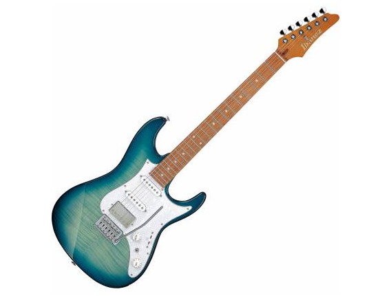 IBANEZ AZ22S1FTXB - Guitare électrique série AZ, Transparent Turquoise Burst