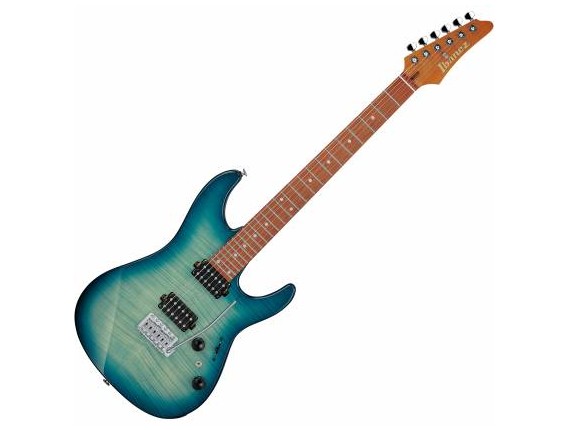IBANEZ AZ24S1FTXB - Guitare électrique série AZ, Transparent Turquoise Burst