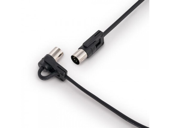 ROCKCABLE CAB MD FX 30 BK - Cable Midi Patch Orientable 30 cm