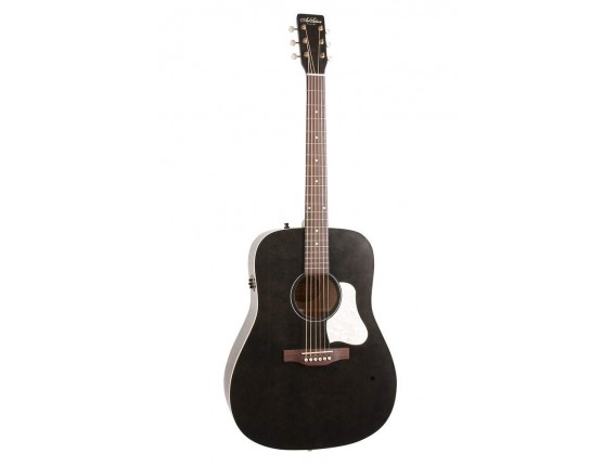 ART&LUTHERIE AMERICANA - Guitare électro-acoustique Dreadnought, Faded Black, Préamp Presys II