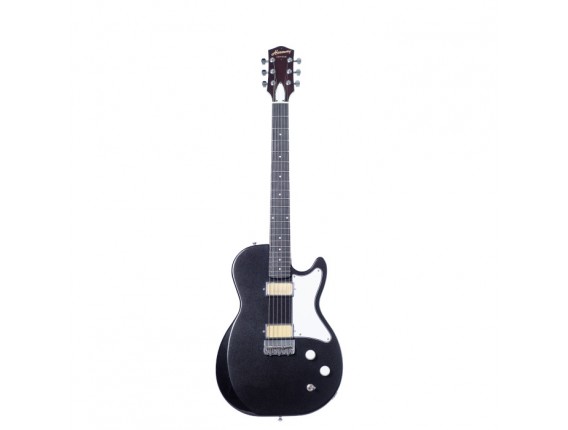 HARMONY HMJUPITERSBLK - Guitare électrique Série Jupiter, Space Black + Mono Gigbag